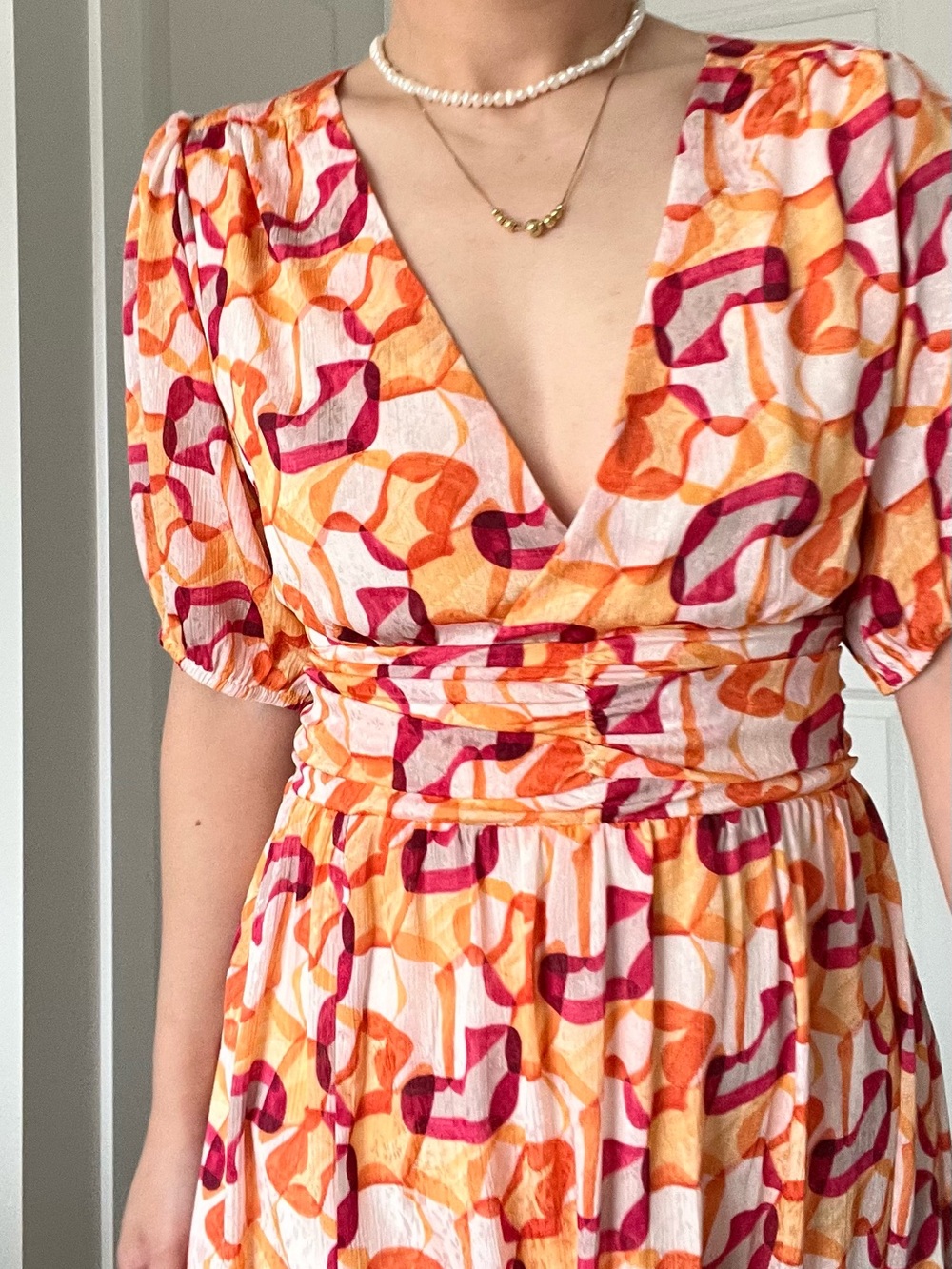 ARTLOVE Floral Backless Dress